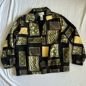 Drapers & Damons Petites Lightweight Vintage Jacket Funky Print PS